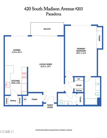 420 S Madison Avenue 203, Pasadena, CA 91101