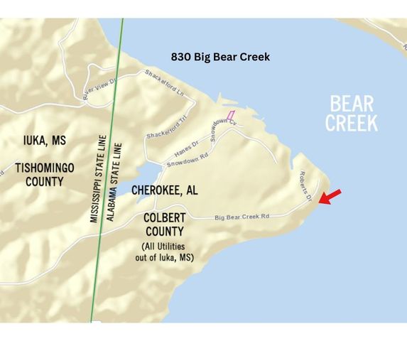 830 BIG BEAR CREEK RD, Iuka, MS 38852