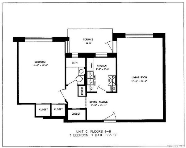 555 Broadway 5C, Hastings-on-hudson, NY 10706
