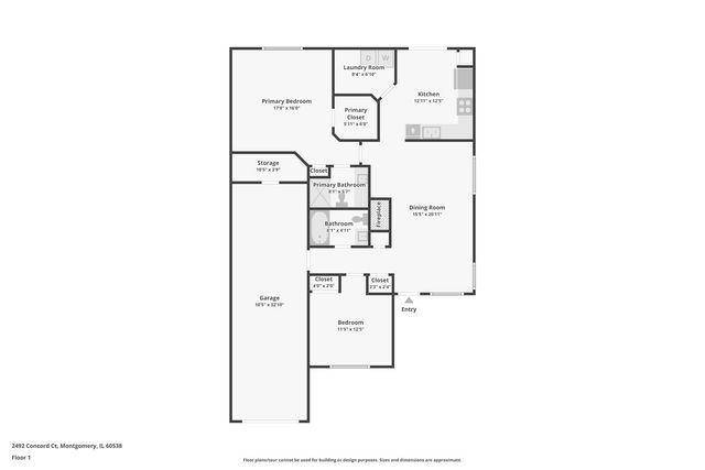 2492 Concord Court, Montgomery, IL 60538