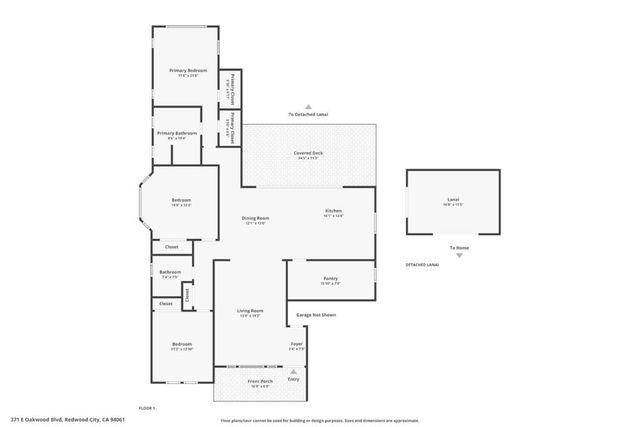 371 E Oakwood Boulevard, Redwood City, CA 94061