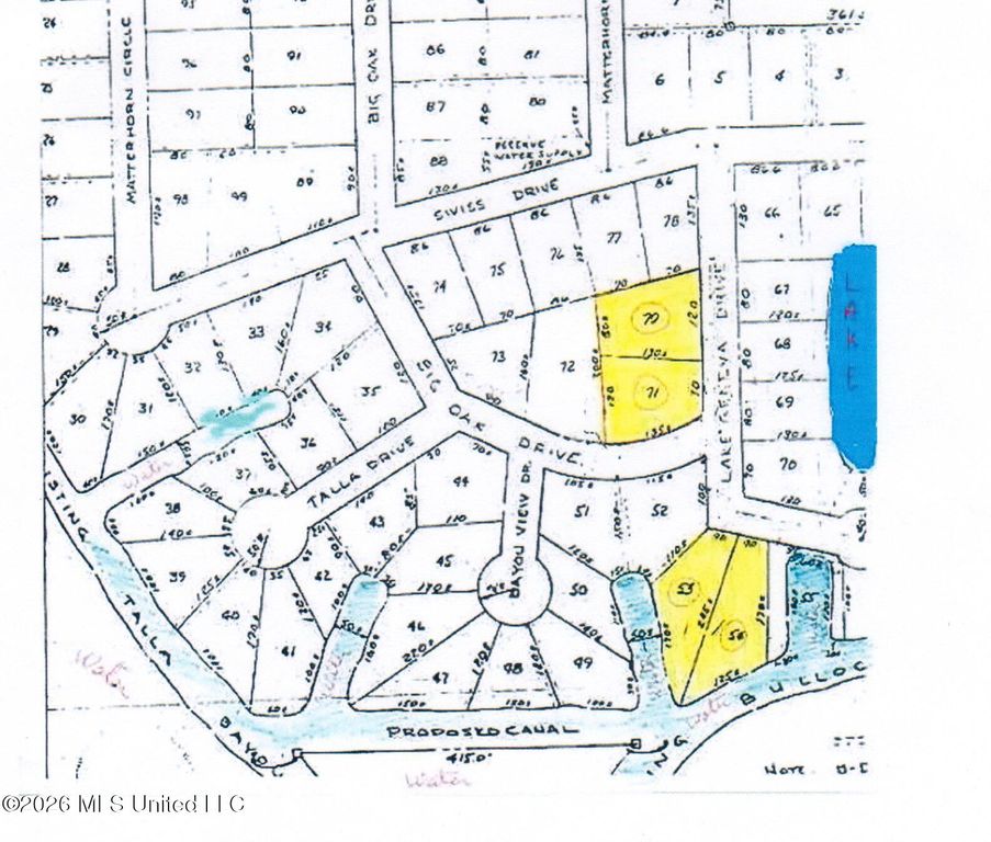 Big Oak Drive And Lake Geneva Drive, Ocean Springs, MS 39564