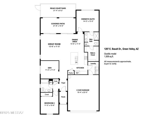 1297 E Basalt Drive, Green Valley, AZ 85614