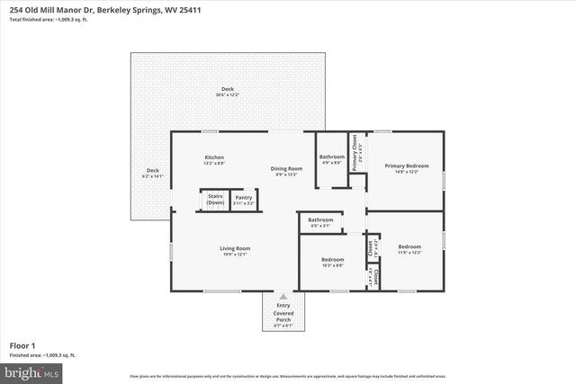 254 OLD MILL MANOR DR, Berkeley Springs, WV 25411