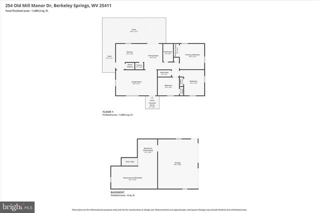 254 OLD MILL MANOR DR, Berkeley Springs, WV 25411