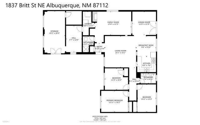1837 Britt Street NE, Albuquerque, NM 87112