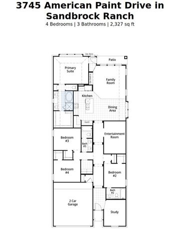 3745 American Paint Drive, Aubrey, TX 76227