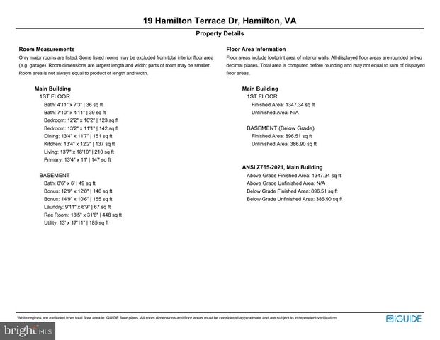 19 HAMILTON TERRACE DR, Hamilton, VA 20158