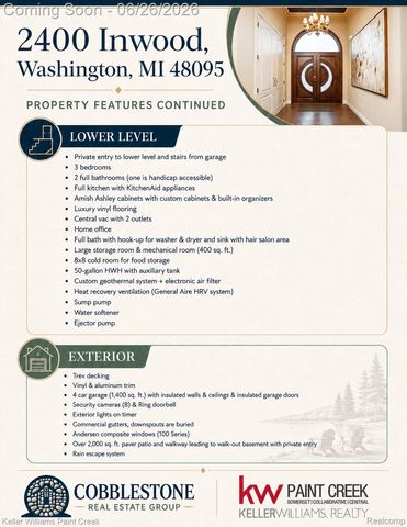 2400 Inwood Road, Washington Township, MI 48095