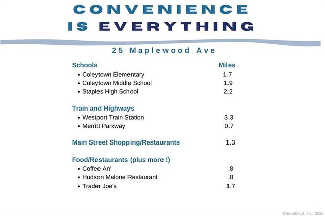 25 Maplewood Avenue, Westport, CT 06880