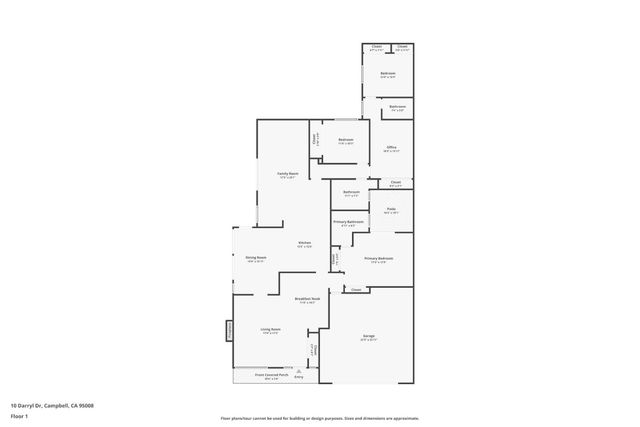 10 Darryl Drive, Campbell, CA 95008