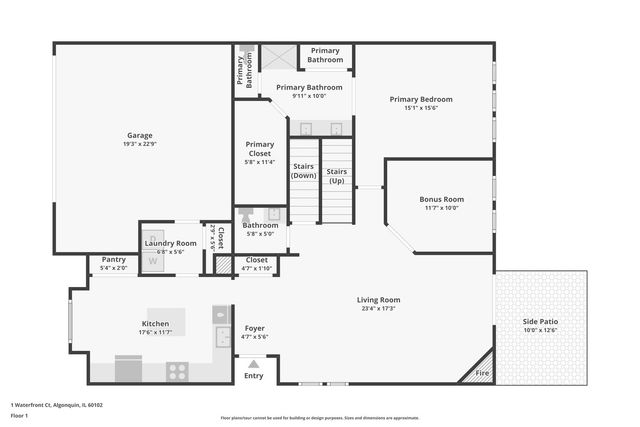 1 Waterfront Court, Algonquin, IL 60102