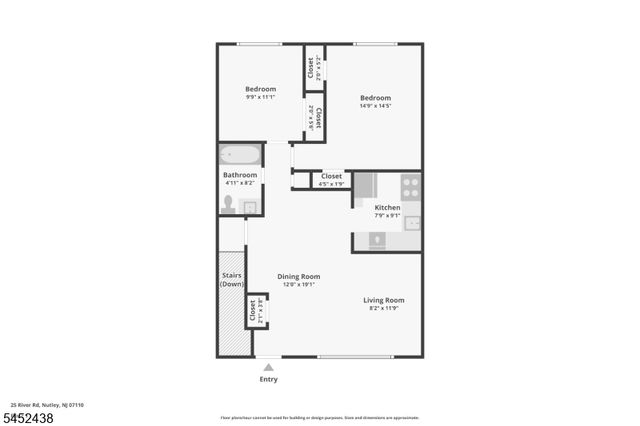 25 River Rd 3 B, Nutley Twp., NJ 07110