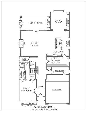 867 W 42nd Street, Houston, TX 77018