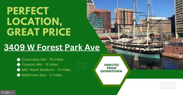 3409 W FOREST PARK AVE, Baltimore, MD 21216