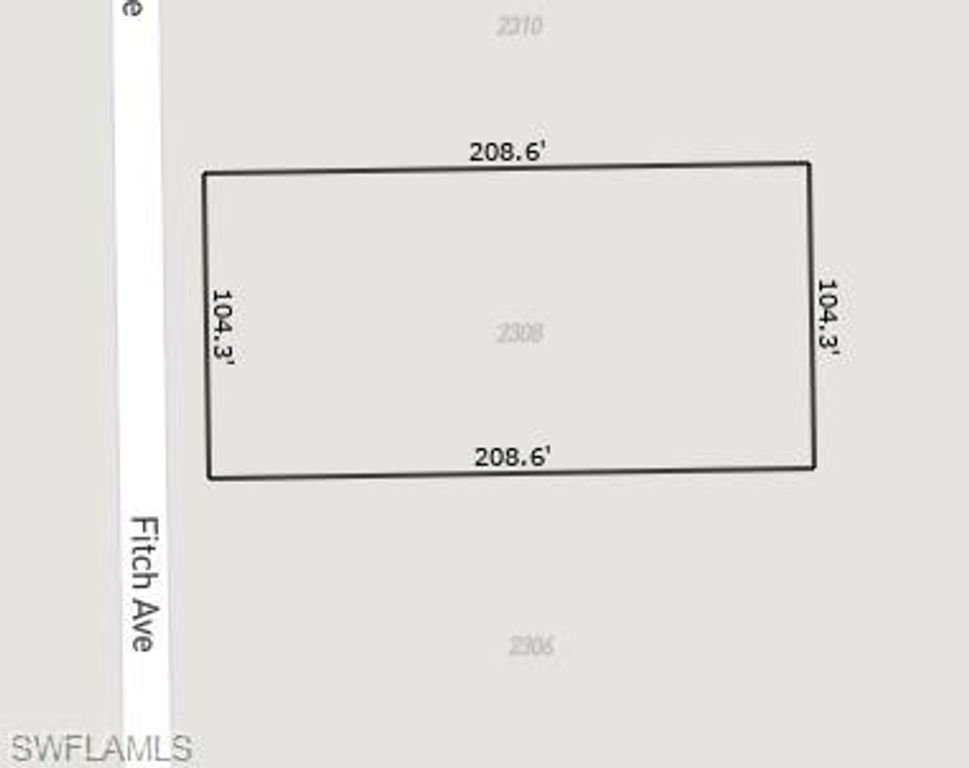 2308 Fitch AVE, ALVA, FL 33920 — exterior