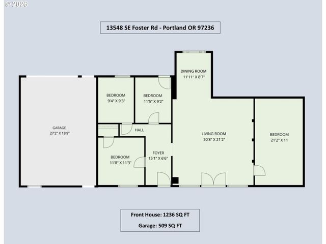 13548 Se FOSTER Rd, Portland, OR 97236