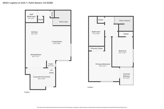 45421 Lupine Lane 1, Palm Desert, CA 92260