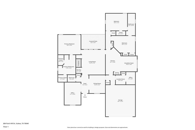 804 Park Hill Drive, Euless, TX 76040