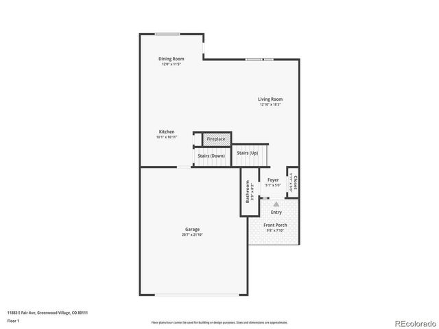 11883 E Fair Ave, Greenwood Village, CO 80111