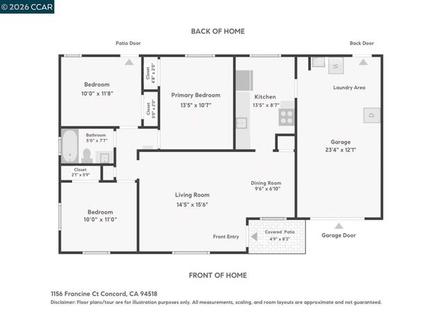 1156 Francine Ct, Concord, CA 94518