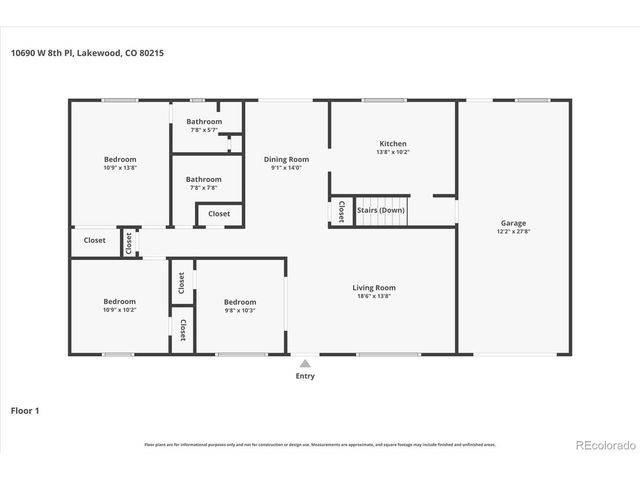 10690 W 8th Pl, Lakewood, CO 80215