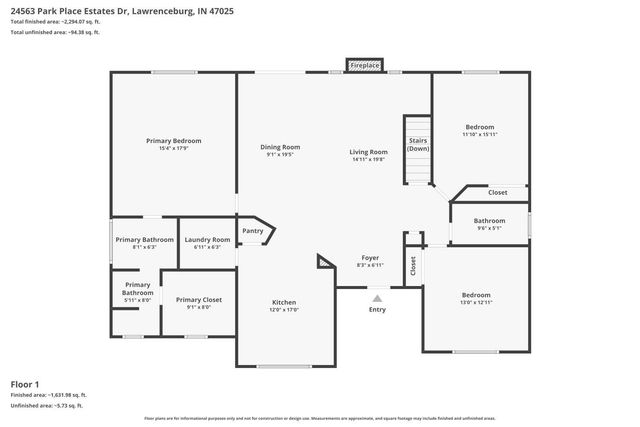 24563 Park Place Estates Drive, Lawrenceburg, IN 47025
