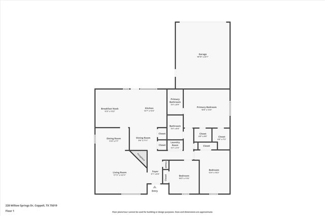 228 Willow Springs Drive, Coppell, TX 75019