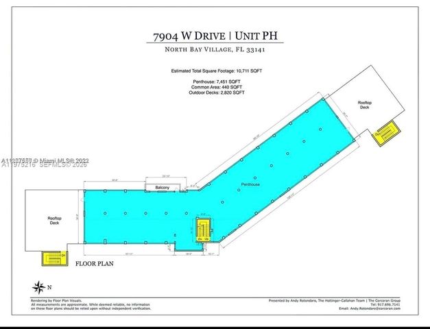 7904 West Dr. Penthouse, North Bay Village, FL 33141