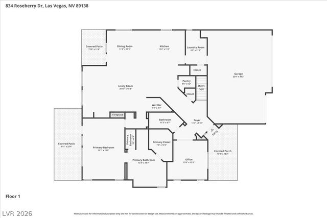 834 Roseberry Drive, Las Vegas, NV 89138