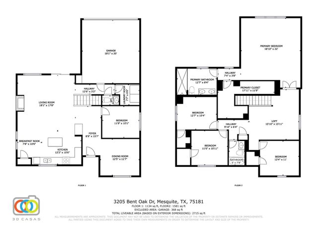 3205 Bent Oak Drive, Mesquite, TX 75181