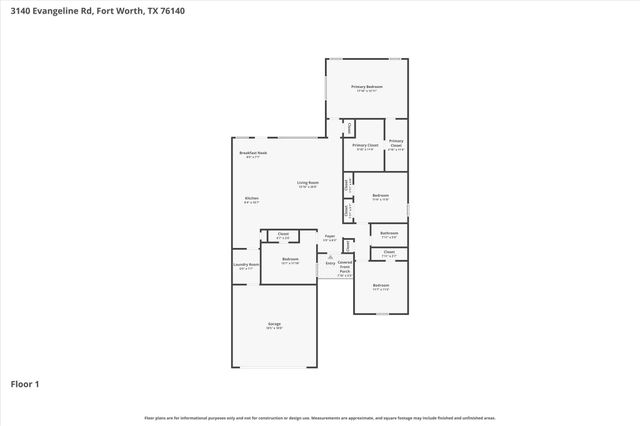 3140 Evangeline Road, Fort Worth, TX 76140