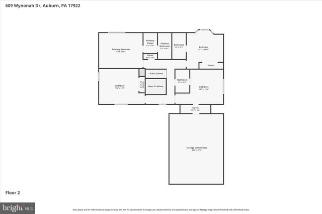 609 WYNONAH DR, Auburn, PA 17922