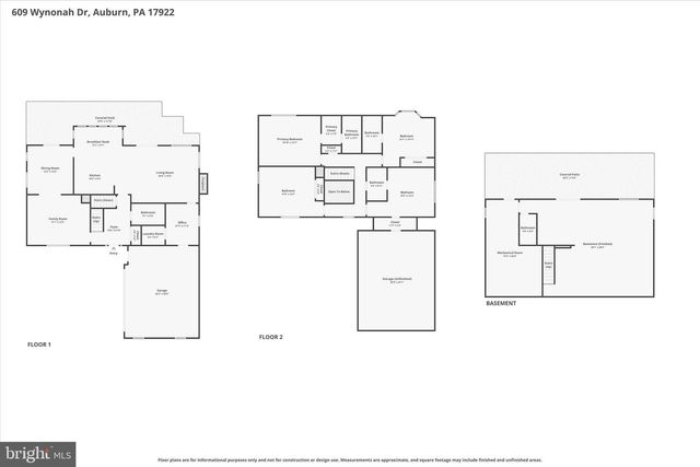 609 WYNONAH DR, Auburn, PA 17922