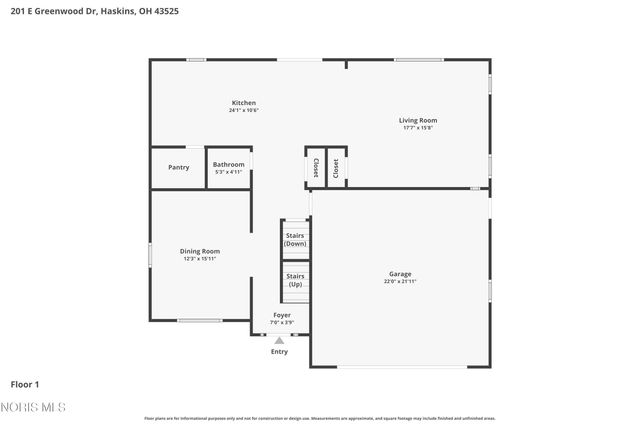 201 E Greenwood Drive, Haskins, OH 43525