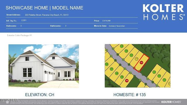 222 Palatka Street, Panama City Beach, FL 32413