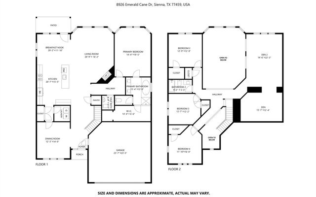 8926 Emerald Cane Drive, Missouri City, TX 77459