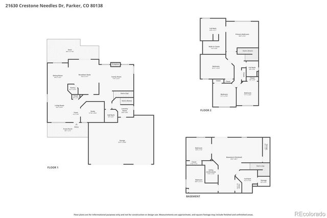 21630 Crestone Needles Drive, Parker, CO 80138