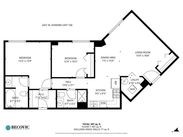 2451 W Howard Street 106, Chicago, IL 60645