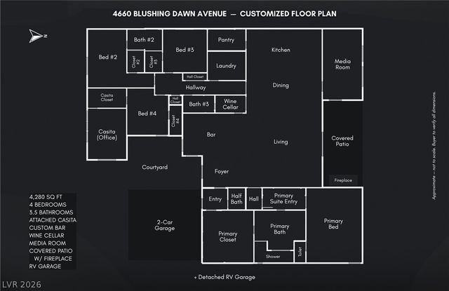 4660 Blushing Dawn Avenue, Las Vegas, NV 89118