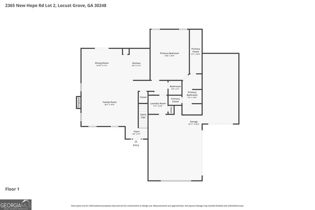 2365 New Hope Road LOT 2, Locust Grove, GA 30248