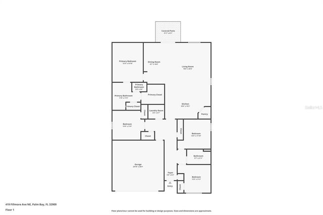 419 FILLMORE AVENUE NE, Palm Bay, FL 32907