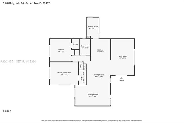 9940 Belgrade Road, Cutler Bay, FL 33157