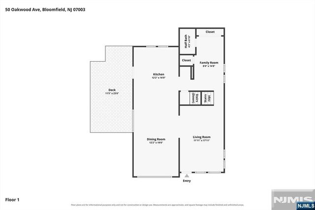 50 Oakwood Avenue, Bloomfield, NJ 07003