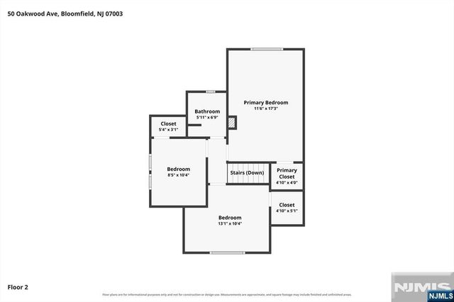 50 Oakwood Avenue, Bloomfield, NJ 07003