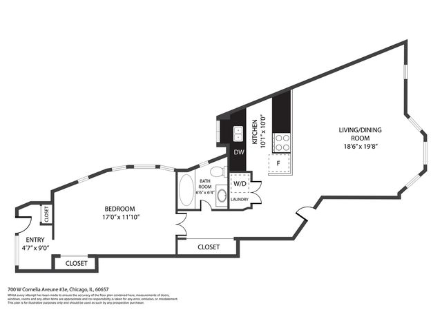 700 W Cornelia Avenue 3E, Chicago, IL 60657