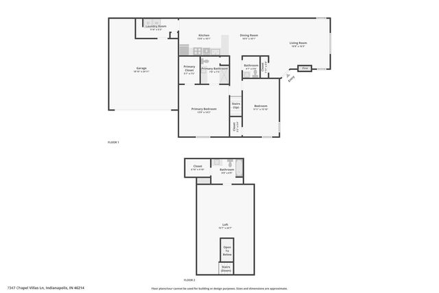 7347 Chapel Villas Lane UNIT B, Indianapolis, IN 46214