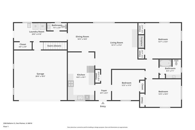 2300 Bellaire Court, Des Plaines, IL 60016