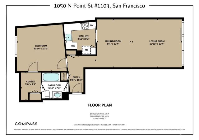 1050 North Point Street 1103A, San Francisco, CA 94109