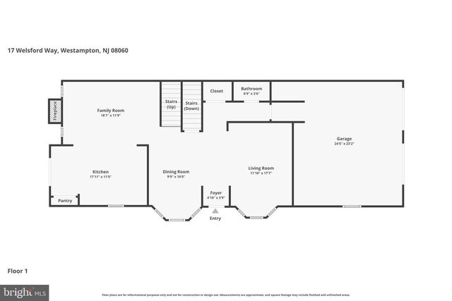 17 WELSFORD WAY, Westampton, NJ 08060